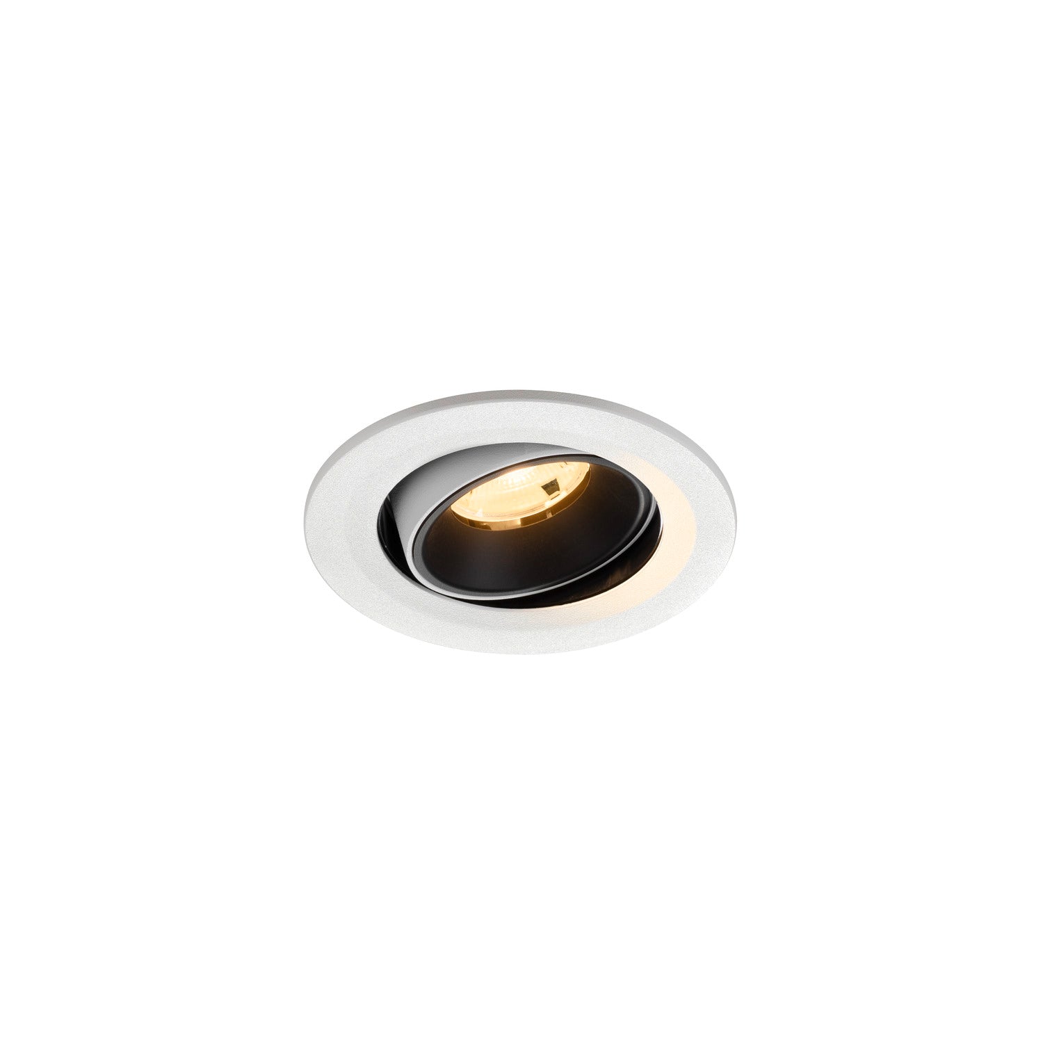 NUMINOS® MOVE S, luminária para encastrar no teto, brance/preta 3000 K 20°