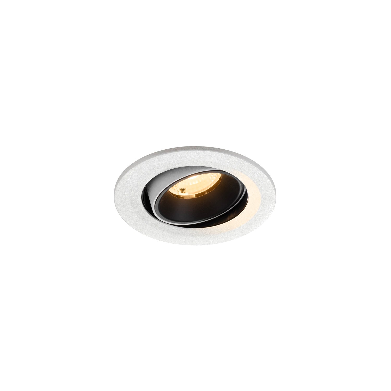NUMINOS® MOVE S, luminária para encastrar no teto, brance/preta 3000 K 40°