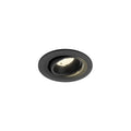 NUMINOS® MOVE S, Luminária de teto embutida, 4000 K, 40°, IP20, redonda, preta