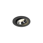 NUMINOS® MOVE S, luminária para encastrar no teto, preta/cromada 4000 K 55°