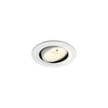 NUMINOS® MOVE S, Luminária de teto embutida, 4000 K, 20°, IP20, redonda, branca