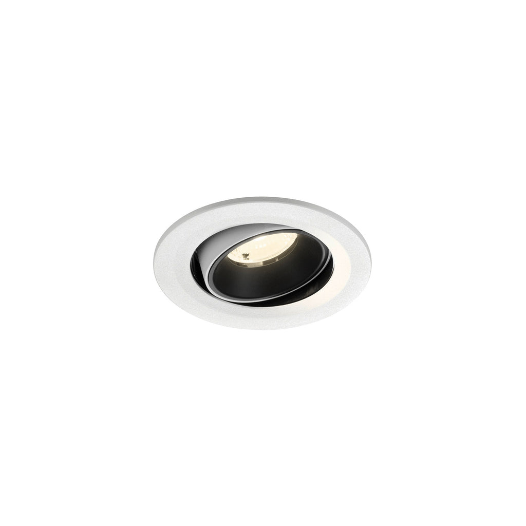 NUMINOS® MOVE S, luminária para encastrar no teto, brance/preta 4000 K 40°