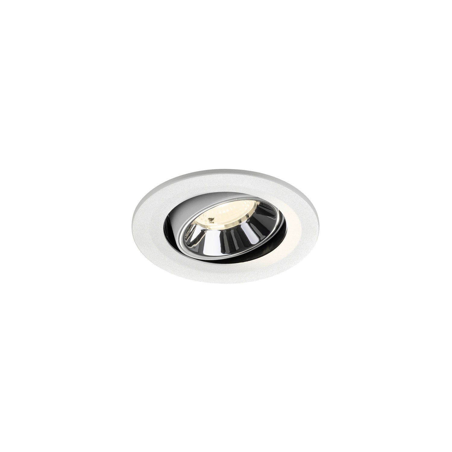 NUMINOS® MOVE S, luminária para encastrar no teto, brance/cromada 4000 K 40°