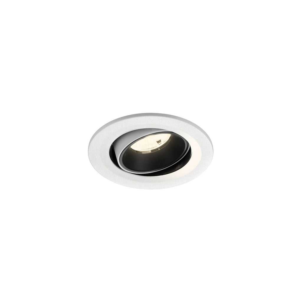 NUMINOS® MOVE S, luminária para encastrar no teto, brance/preta 4000 K 55°