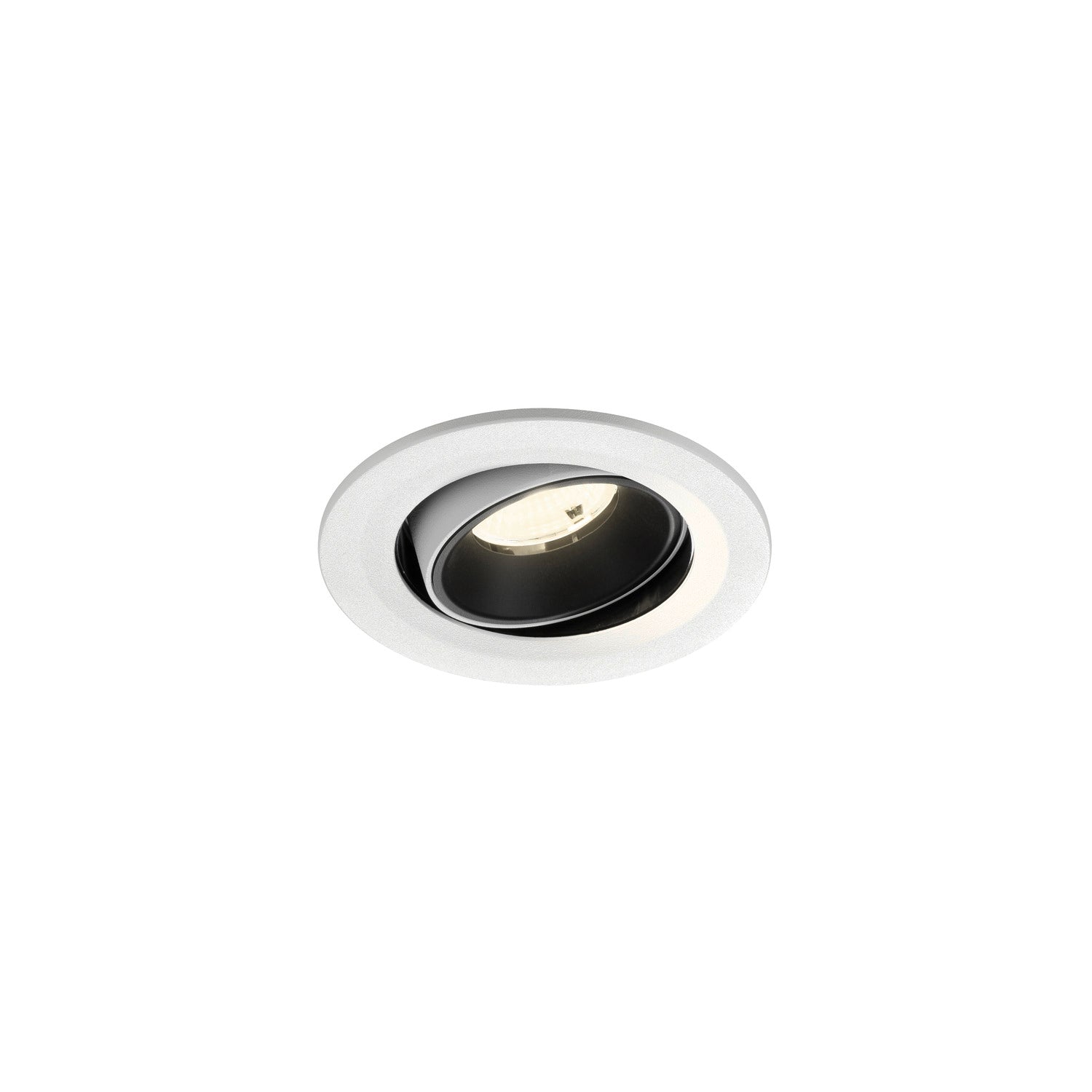 NUMINOS® MOVE S, luminária para encastrar no teto, brance/preta 4000 K 55°