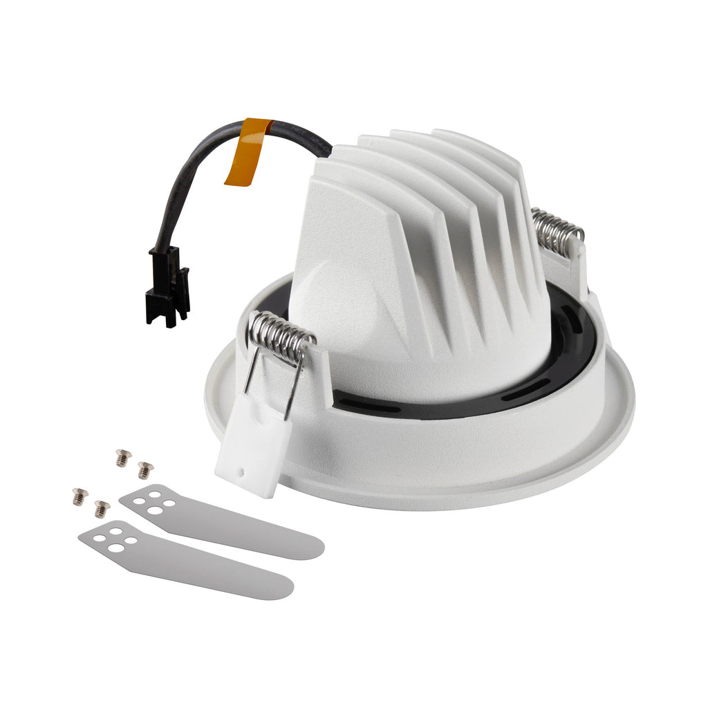 NUMINOS® MOVE S, luminária para encastrar no teto, brance/preta 4000 K 55°