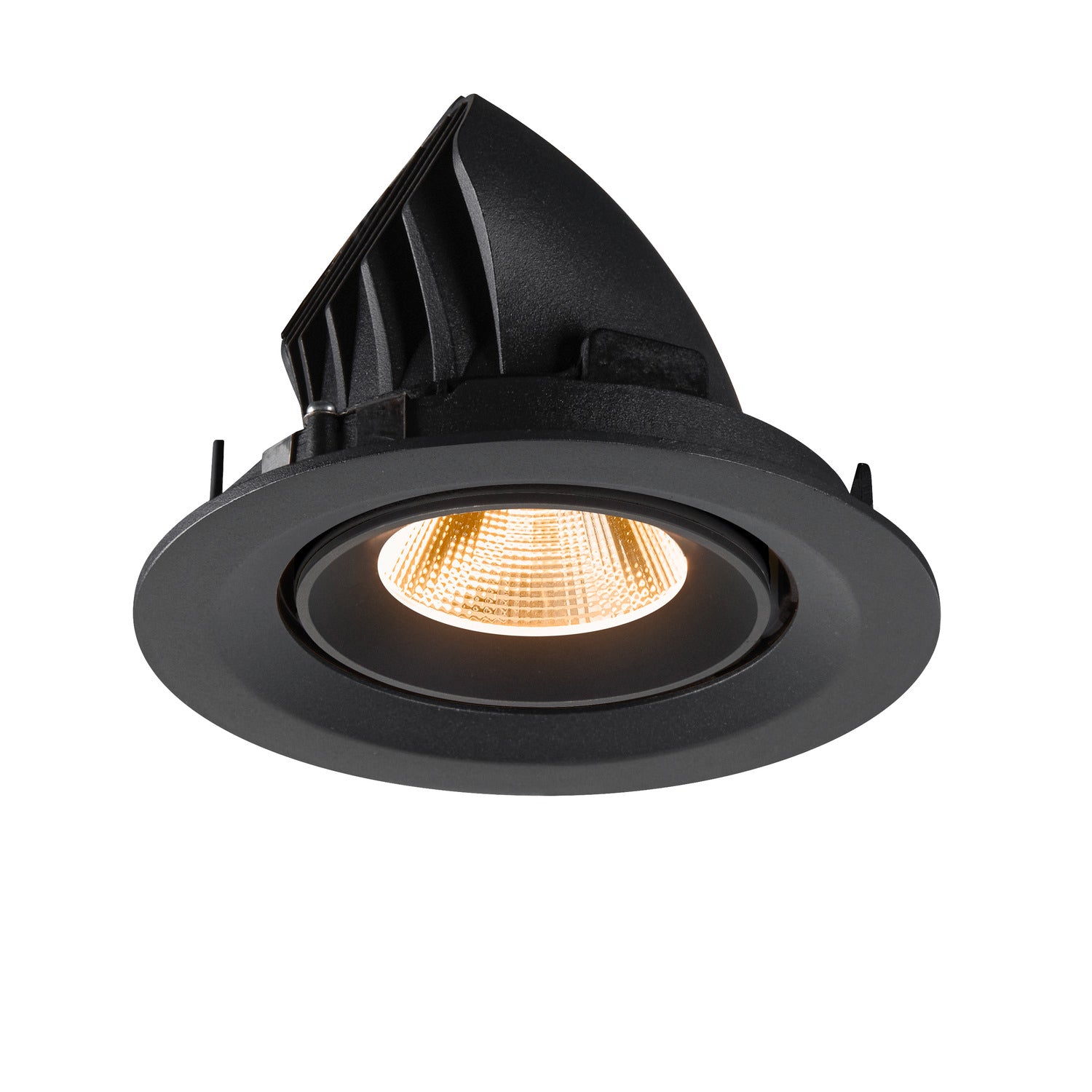 NUMINOS® GIMBLE M, Luminária de teto embutida, 2700 K, 20°, preto