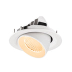 NUMINOS® GIMBLE M, Luminária de teto embutida, 2700 K, 40°, branco