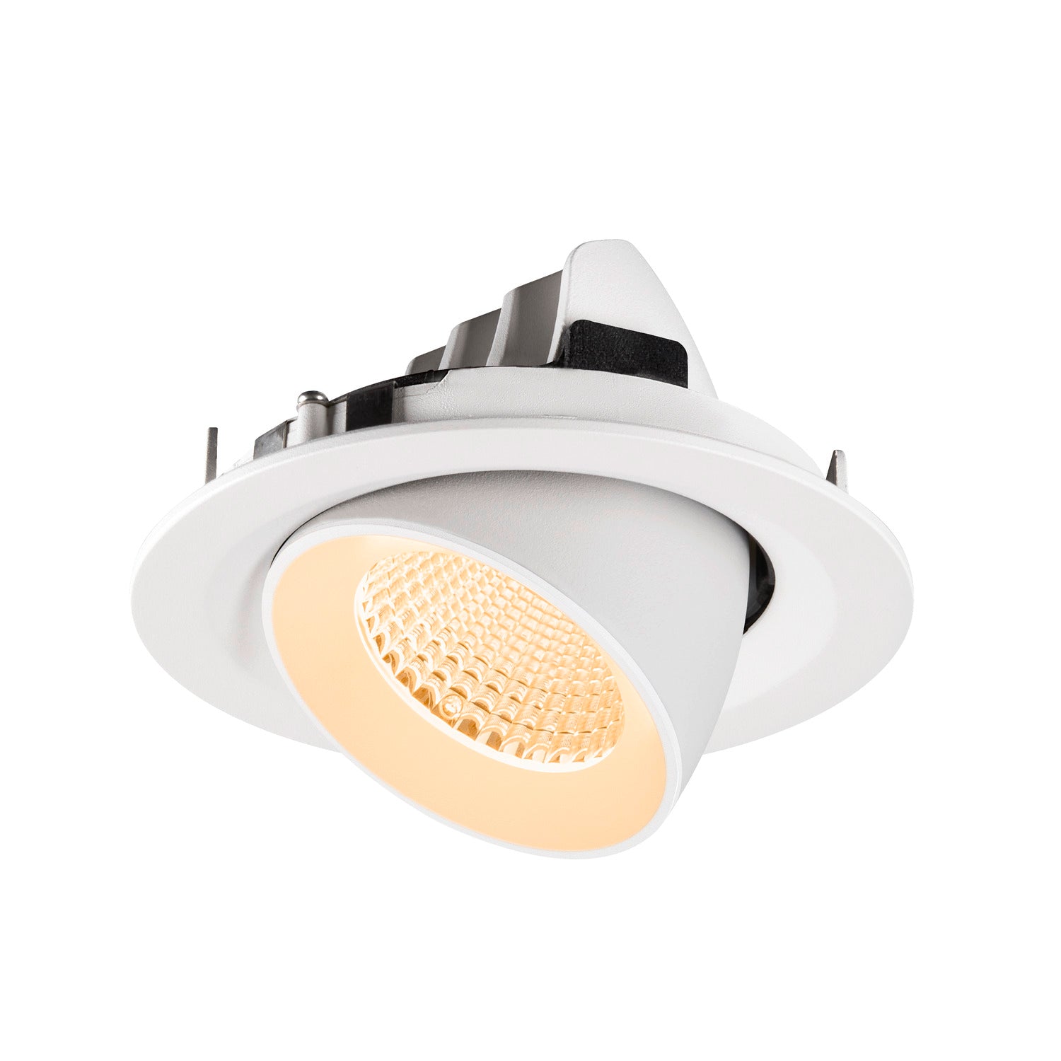 NUMINOS® GIMBLE M, Luminária de teto embutida, 2700 K, 40°, branco
