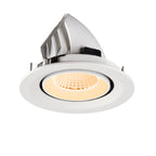 NUMINOS® GIMBLE M, Luminária de teto embutida, 2700 K, 40°, branco