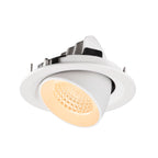 NUMINOS® GIMBLE M, Luminária de teto embutida, 2700 K, 55°, branco