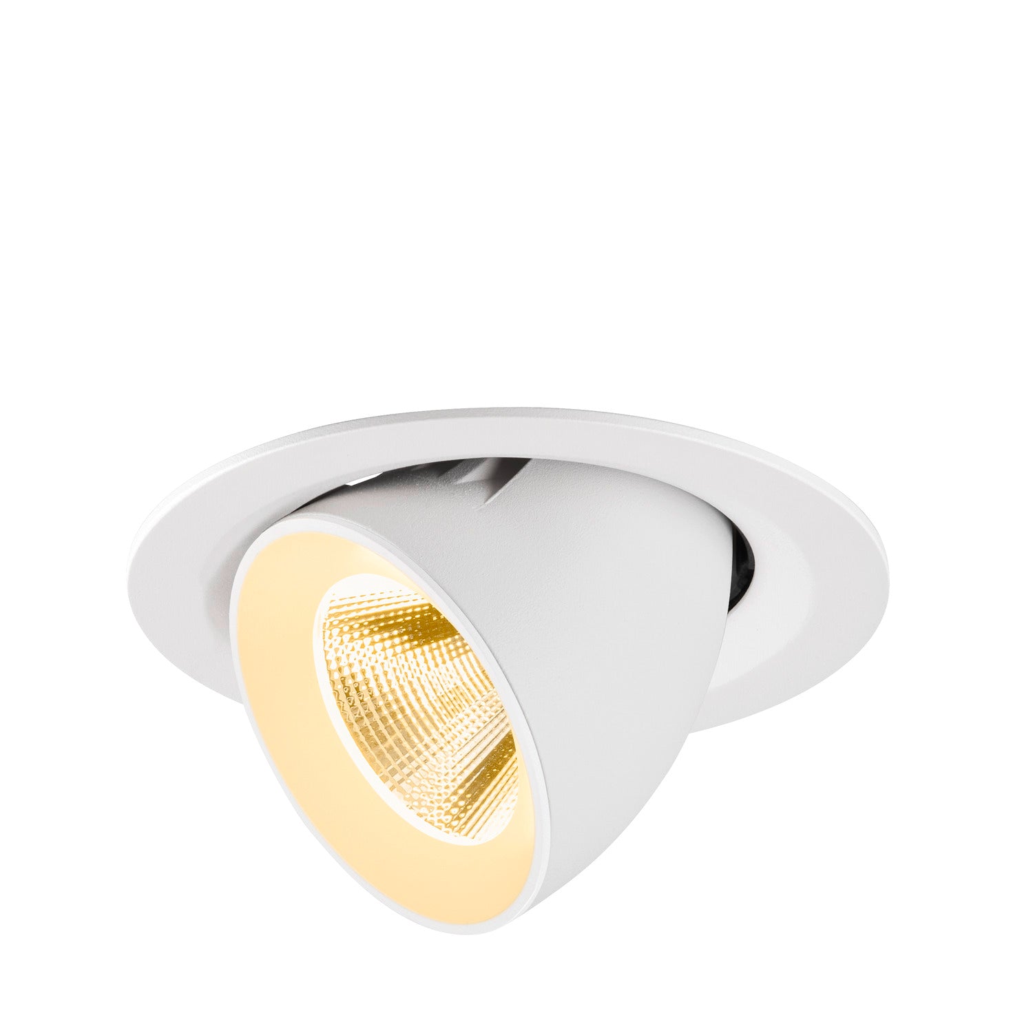 NUMINOS® GIMBLE M, Luminária de teto embutida, 3000 K, 20°, branco