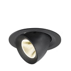 NUMINOS® GIMBLE M, Luminária de teto embutida, 4000 K, 20°, preto