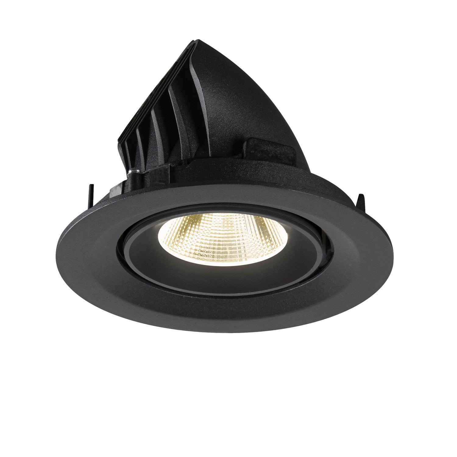 NUMINOS® GIMBLE M, Luminária de teto embutida, 4000 K, 20°, preto