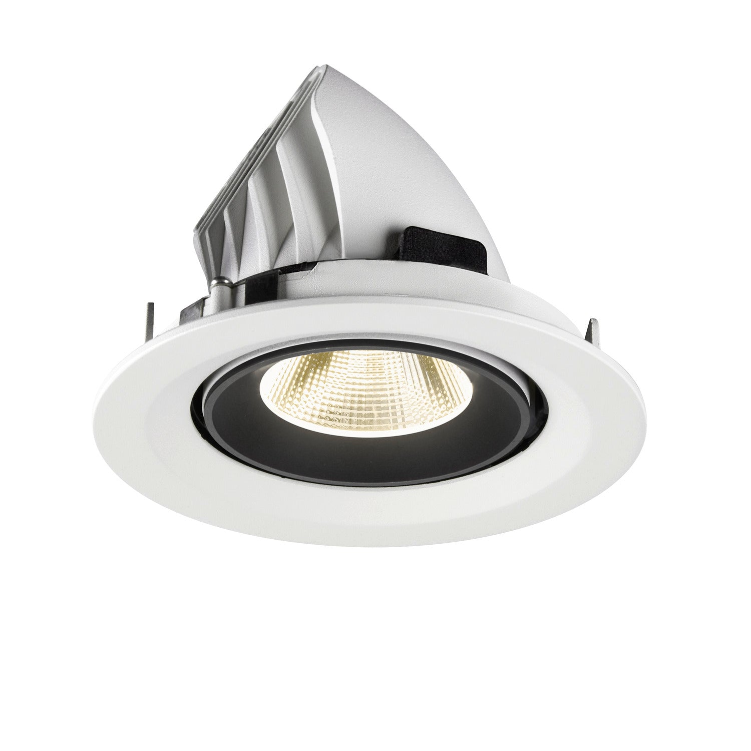 NUMINOS® GIMBLE M, luminária para encastrar no teto, brance/preta 4000 K 20°