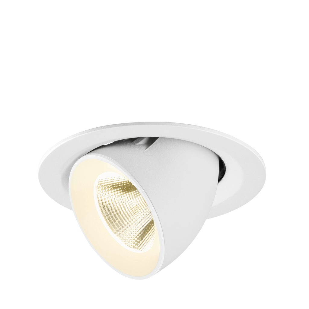 NUMINOS® GIMBLE M, Luminária de teto embutida, 4000 K, 20°, branco