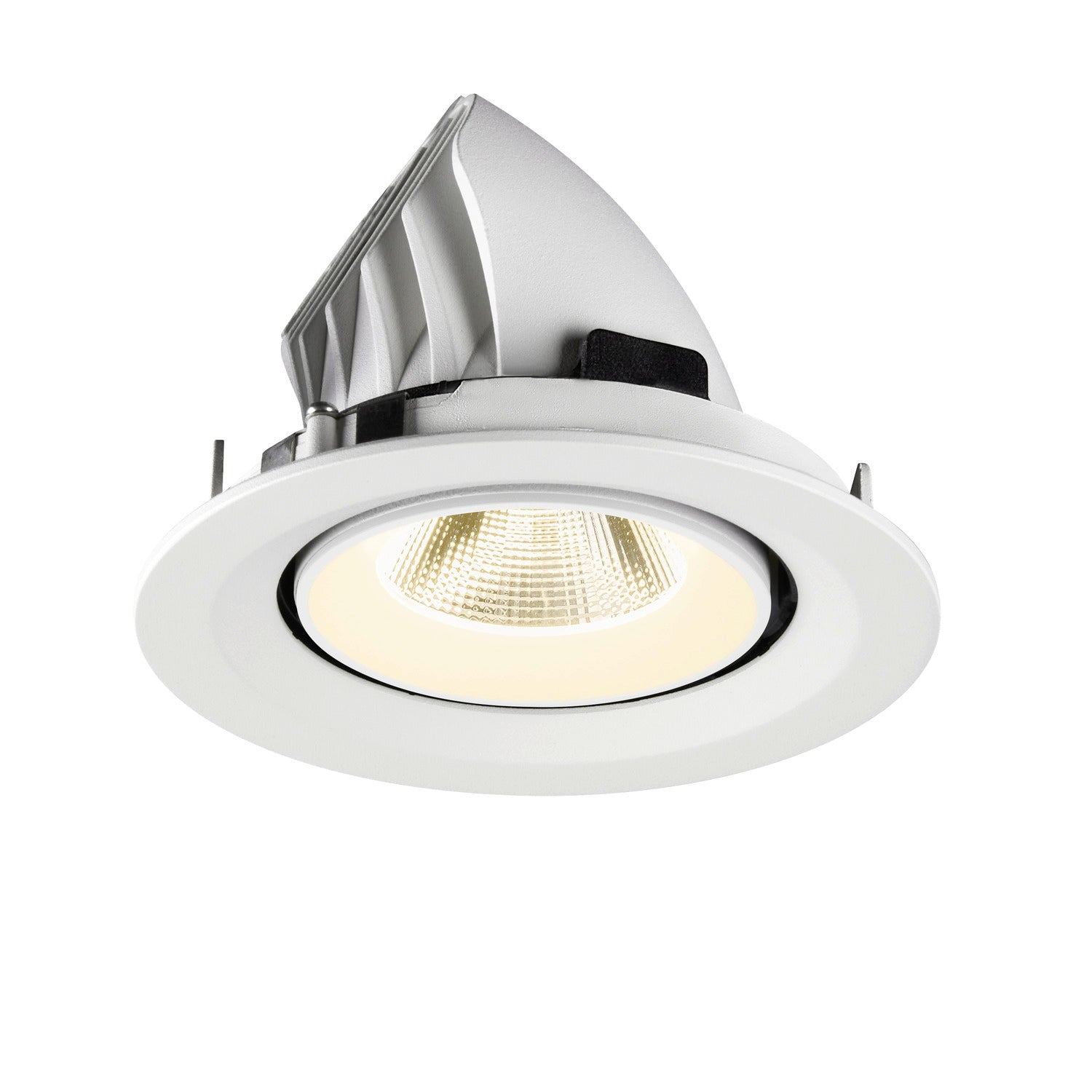 NUMINOS® GIMBLE M, Luminária de teto embutida, 4000 K, 20°, branco