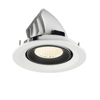 NUMINOS® GIMBLE M, luminária para encastrar no teto, brance/preta 4000 K 40°