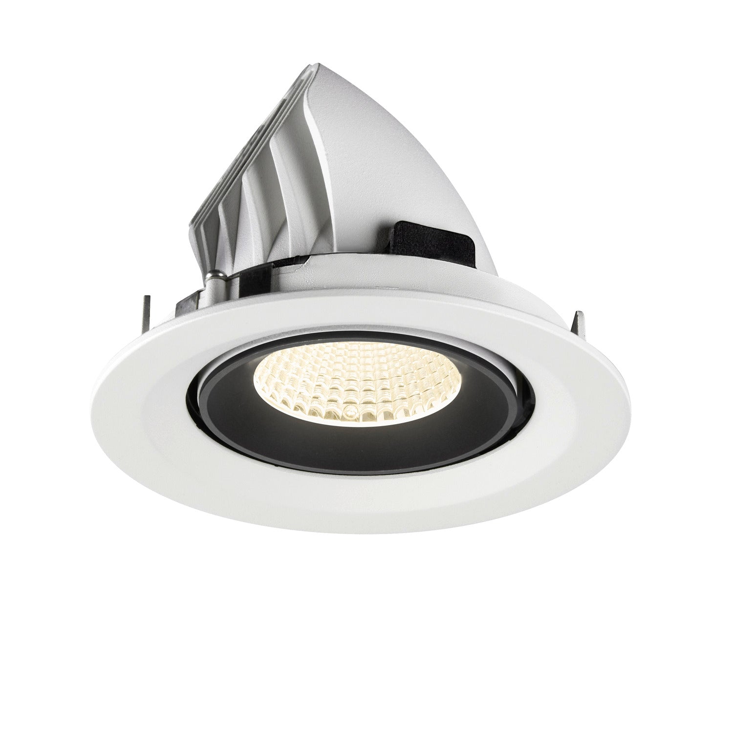 NUMINOS® GIMBLE M, luminária para encastrar no teto, brance/preta 4000 K 40°