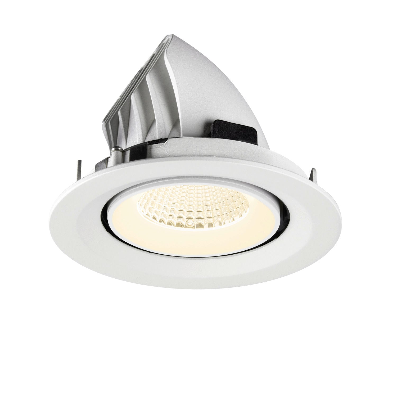 NUMINOS® GIMBLE M, Luminária de teto embutida, 4000 K, 40°, branco