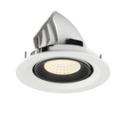 NUMINOS® GIMBLE M, luminária para encastrar no teto, brance/preta 4000 K 55°