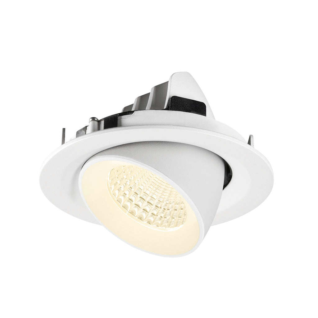 NUMINOS® GIMBLE M, Luminária de teto embutida, 4000 K, 55°, branco