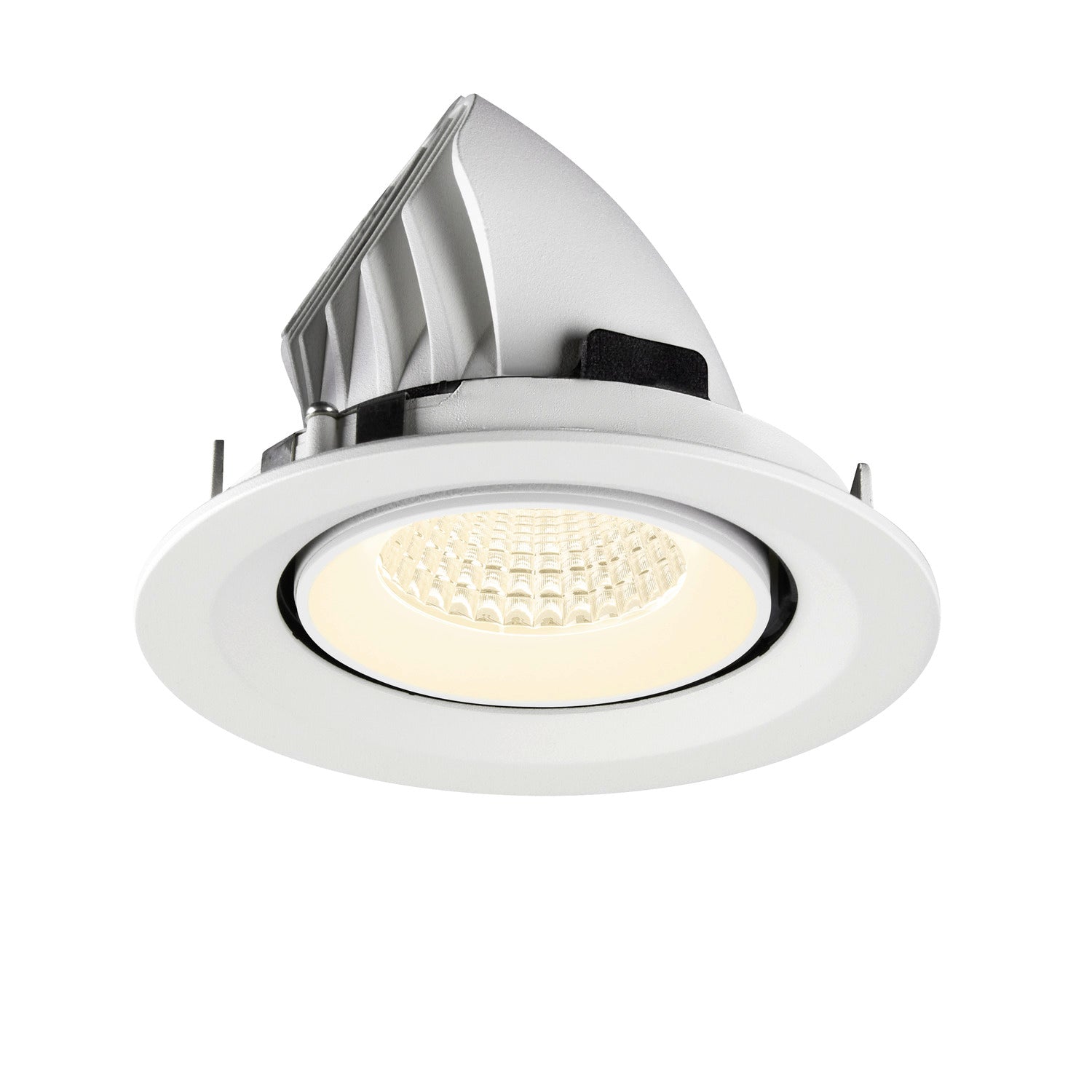 NUMINOS® GIMBLE M, Luminária de teto embutida, 4000 K, 55°, branco