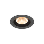 NUMINOS® M, luminária de teto embutida, 2700 K, 20°, IP20, redonda, preta