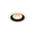 NUMINOS® M, luminária para encastrar no teto, brance/preta 2700 K 20°