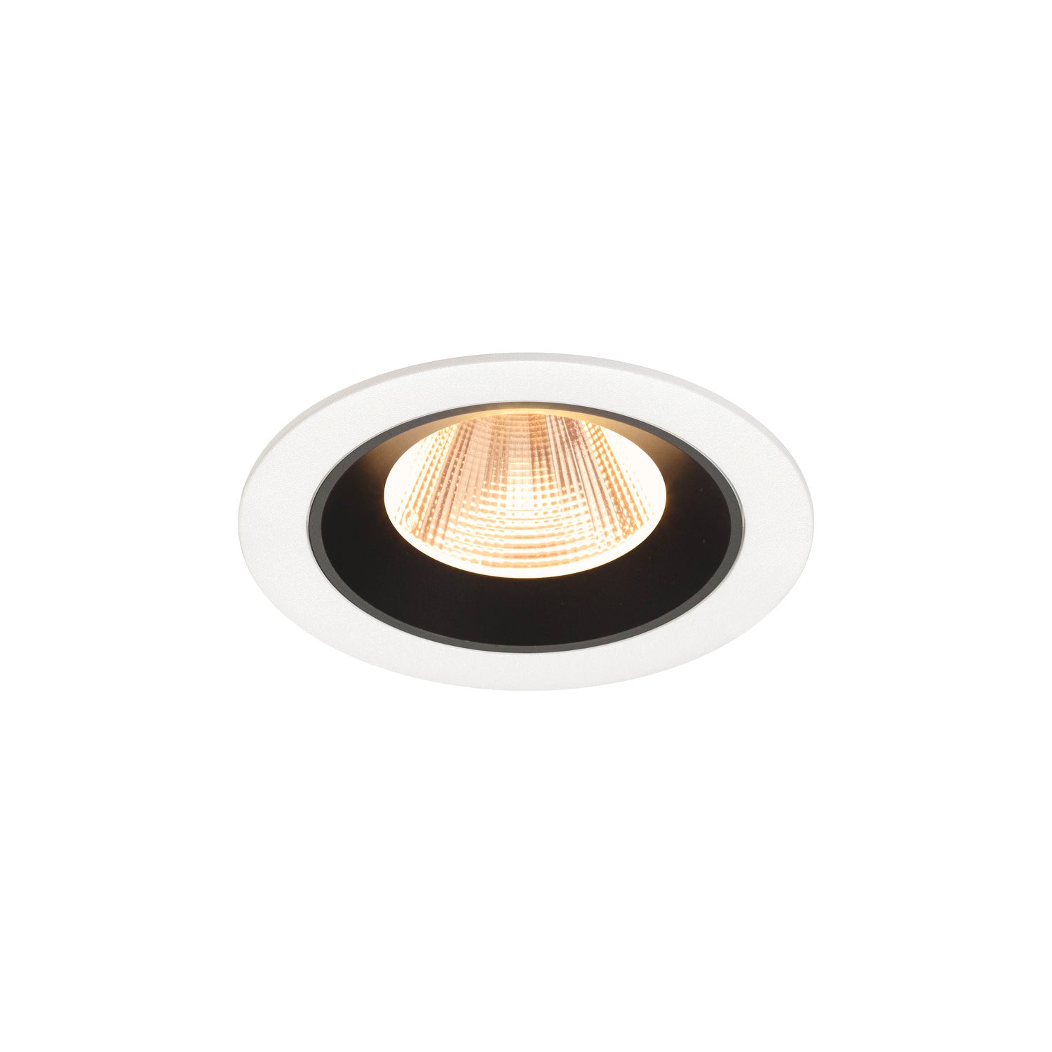NUMINOS® M, luminária para encastrar no teto, brance/preta 2700 K 20°