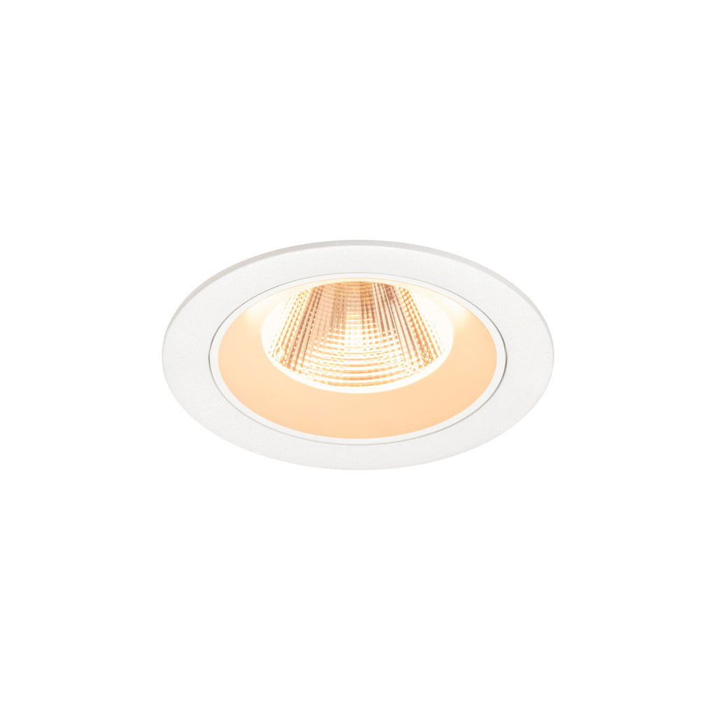 NUMINOS® M, luminária de teto embutida, 2700 K, 20°, IP20, redonda, branca