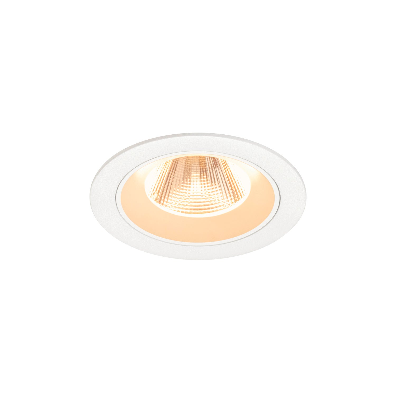 NUMINOS® M, luminária de teto embutida, 2700 K, 20°, IP20, redonda, branca