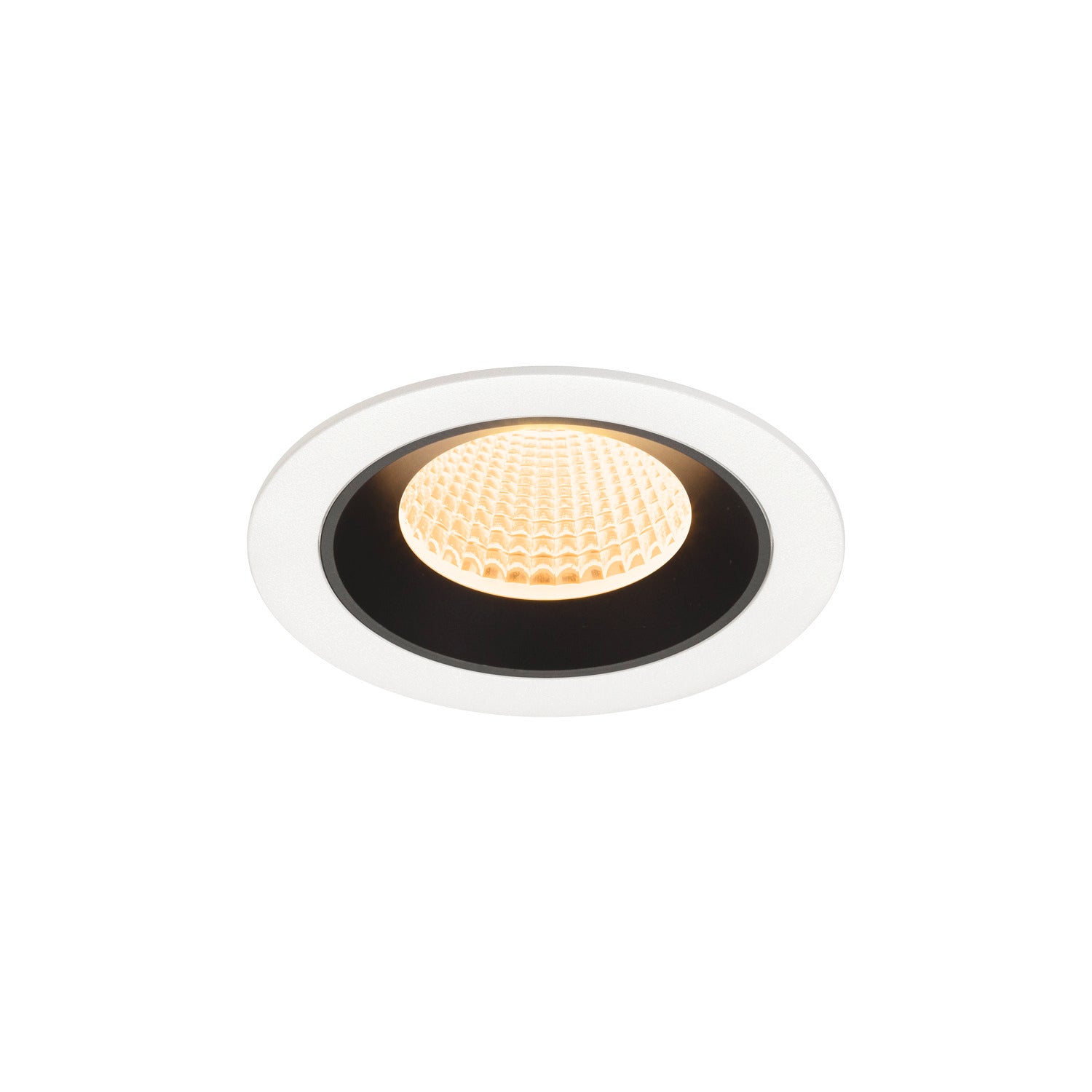 NUMINOS® M, luminária para encastrar no teto, brance/preta 2700 K 40°