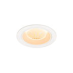 NUMINOS® M, luminária de teto embutida, 2700 K, 40°, IP20, redonda, branca