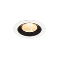 NUMINOS® M, luminária para encastrar no teto, brance/preta 2700 K 55°