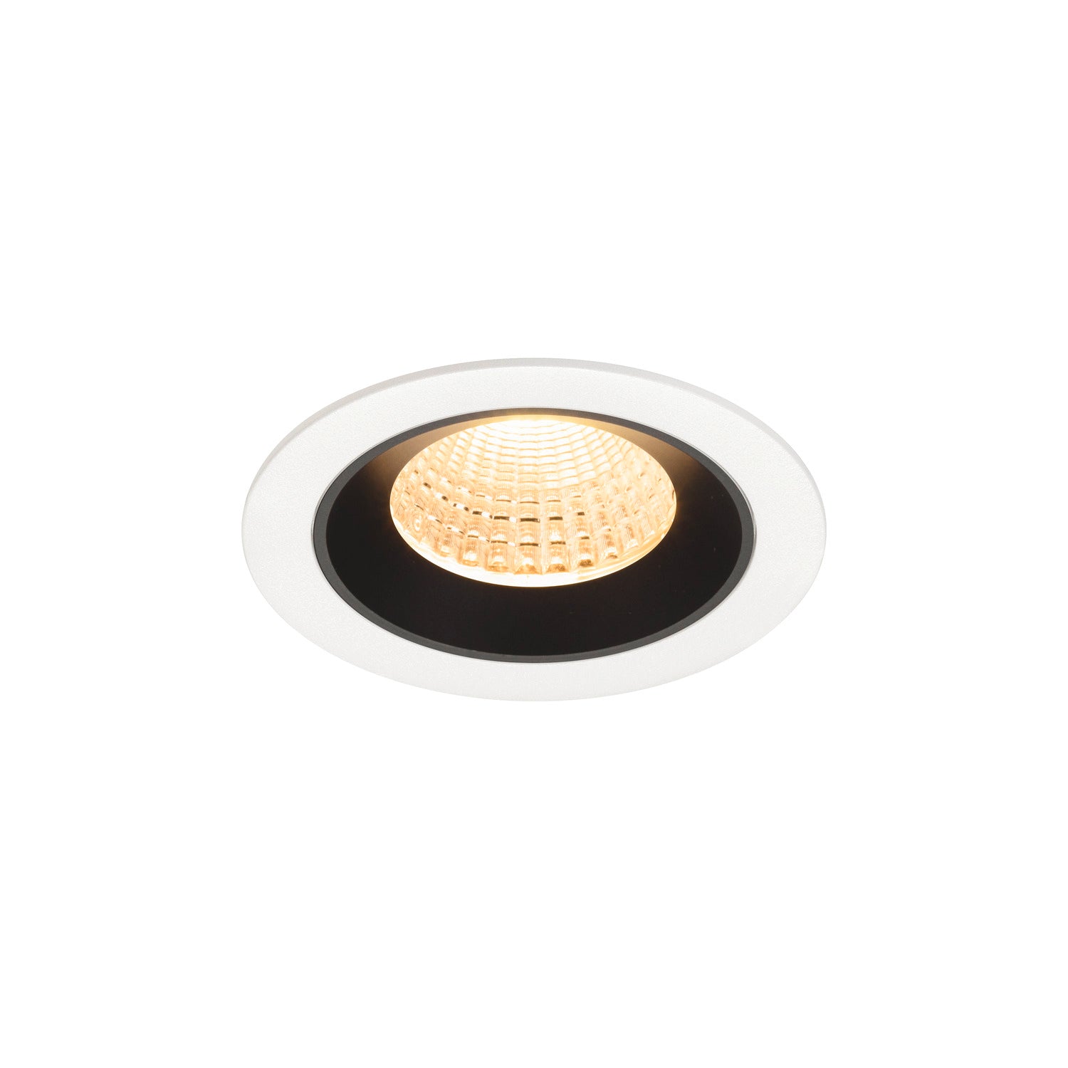 NUMINOS® M, luminária para encastrar no teto, brance/preta 2700 K 55°