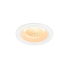 NUMINOS® M, luminária de teto embutida, 2700 K, 55°, IP20, redonda, branca