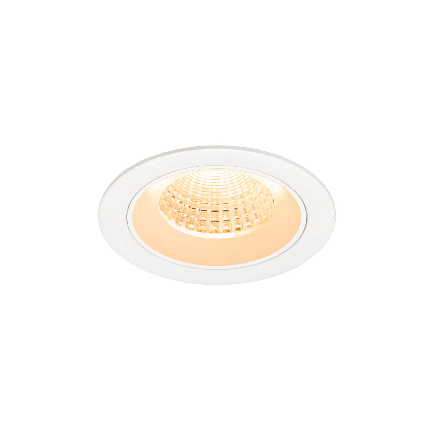 NUMINOS® M, luminária de teto embutida, 2700 K, 55°, IP20, redonda, branca