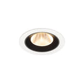 NUMINOS® M, luminária para encastrar no teto, brance/preta 3000 K 20°