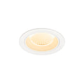 NUMINOS® M, luminária de teto embutida, 3000 K, 40°, IP20, redonda, branca