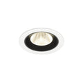 NUMINOS® M, luminária para encastrar no teto, brance/preta 4000 K 20°