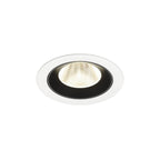 NUMINOS® M, luminária para encastrar no teto, brance/preta 4000 K 20°