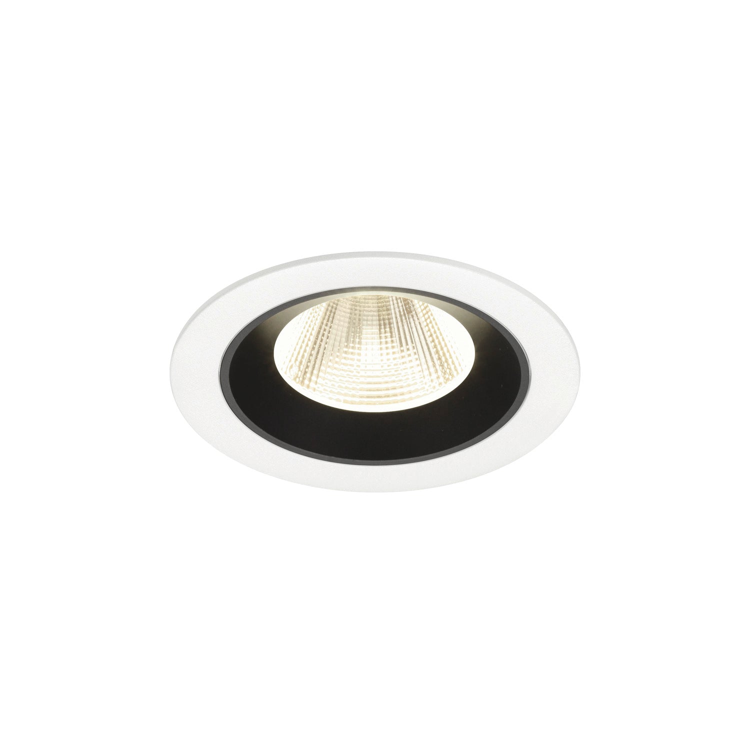 NUMINOS® M, luminária para encastrar no teto, brance/preta 4000 K 20°