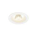 NUMINOS® M, luminária de teto embutida, 4000 K, 20°, IP20, redonda, branca