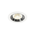 NUMINOS® M, luminária para encastrar no teto, brance/cromada 4000 K 20°