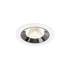NUMINOS® M, luminária para encastrar no teto, brance/cromada 4000 K 20°