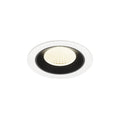 NUMINOS® M, luminária para encastrar no teto, brance/preta 4000 K 40°