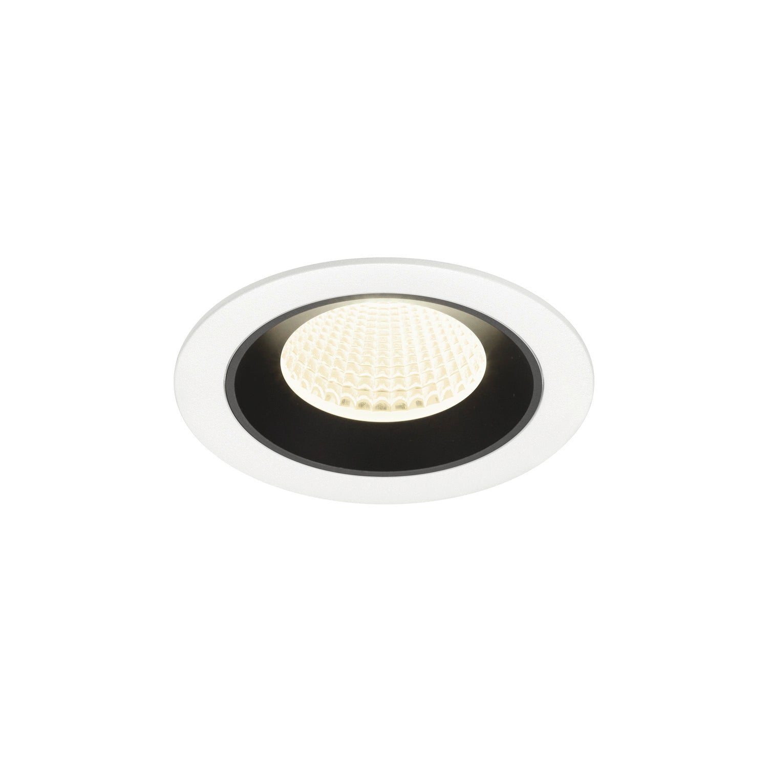 NUMINOS® M, luminária para encastrar no teto, brance/preta 4000 K 40°