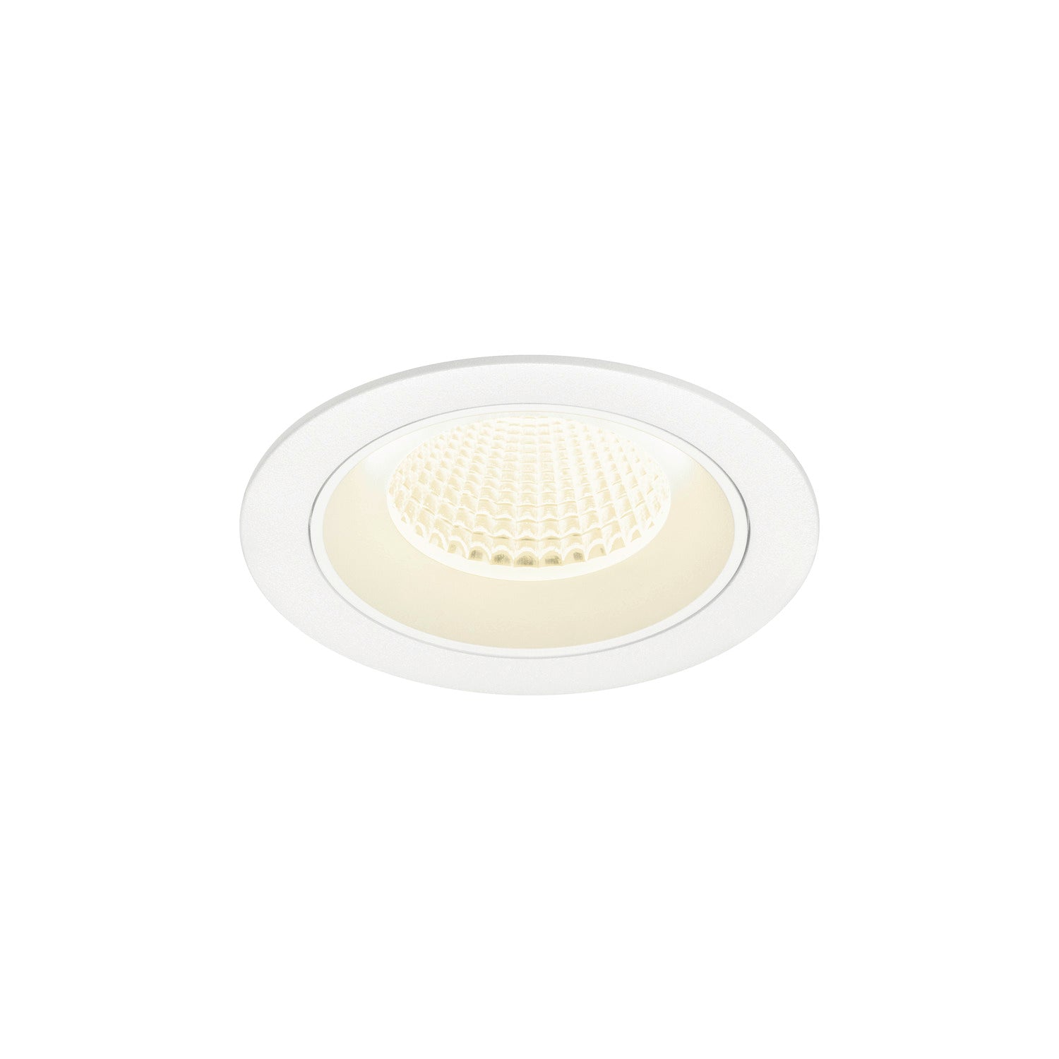 NUMINOS® M, luminária de teto embutida, 4000 K, 40°, IP20, redonda, branca
