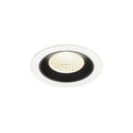 NUMINOS® M, luminária para encastrar no teto, brance/preta 4000 K 55°